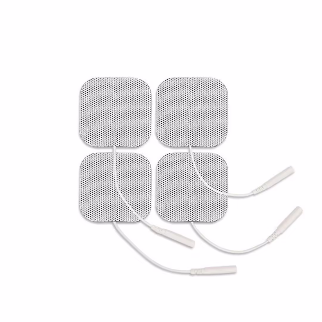Pack x 4 electrodos 5x5 cm cuadrados