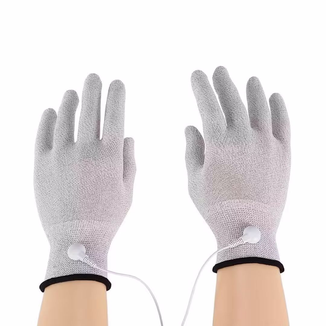 Par de Guantes Electrodos para Electroterapia