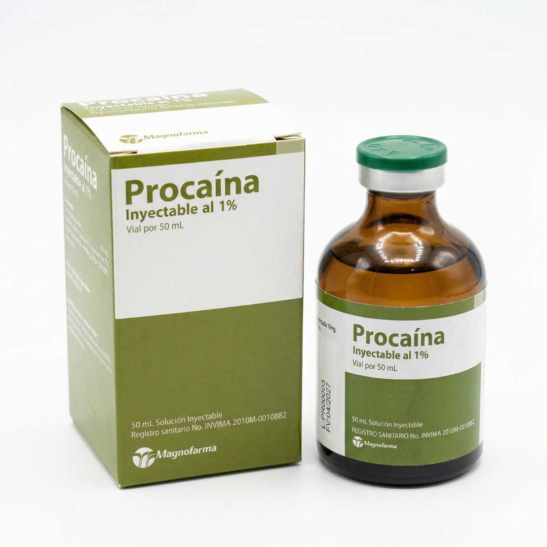 Frasco de Procaína al 1% x 50 ml