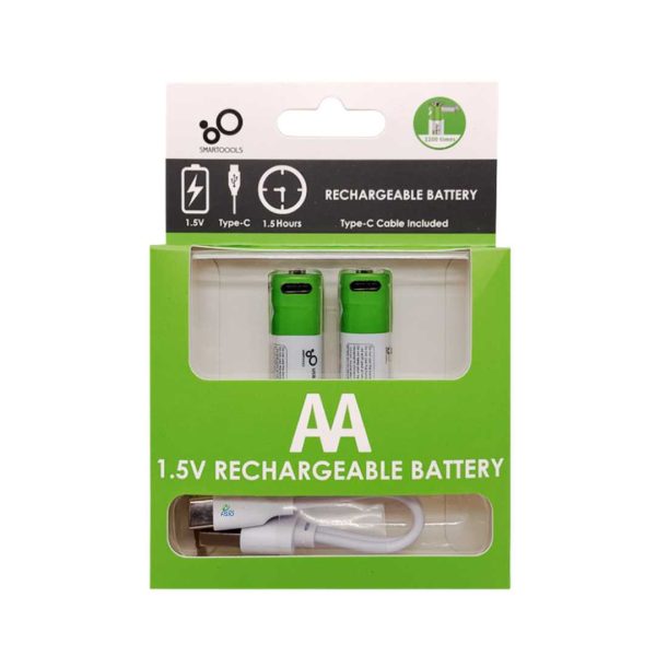 Baterías AA USB recargables